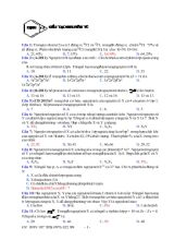 Bài tập cấu tạo nguyên tử - Môn hóa học lớp 10